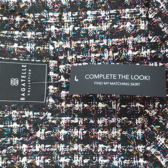 BAGATELLE Tweed Cropped Jacket, size M - Picture 6 of 16